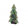 Stavebnice - Elektronický vánoční stromek. 16 LED. 9V